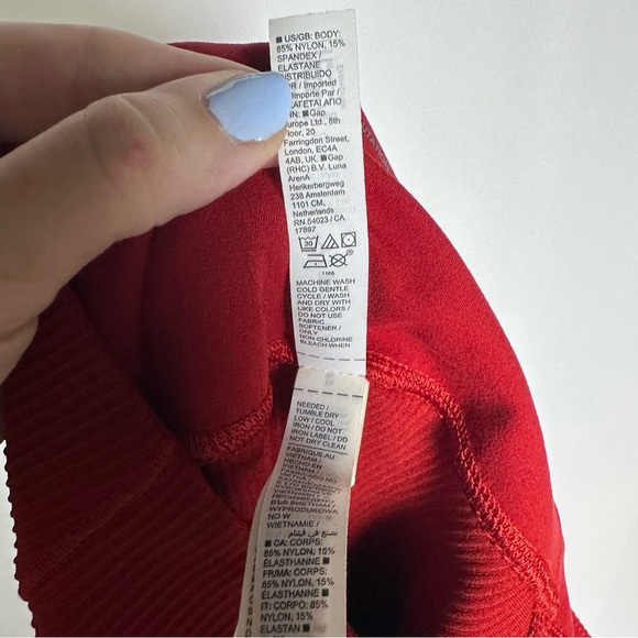 Athleta Salutation Stash Rib Flare Red XL - excellent condition! - Picture 7 of 10